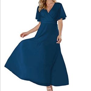 Women’s wrap maxi dress